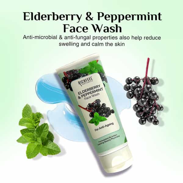 Elderberry & Pepermint Face Wash 100 G Pack Of 2