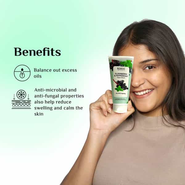 Elderberry & Pepermint Face Wash 100 G Pack Of 2
