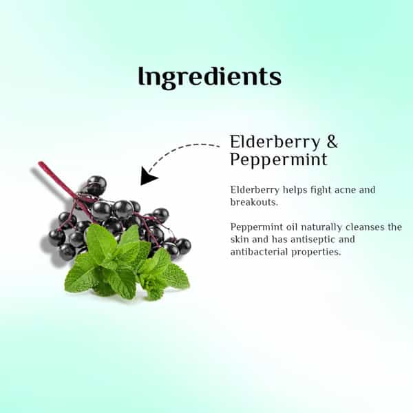 Elderberry & Pepermint Face Wash 100 G Pack Of 2