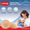 Luvlap Washable Maternity Nursing Breast Pads 6 Pcs Reusable Leak-Proof