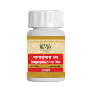 Uma Ayurveda Nagarjunabhra Ras Ayurvedic Tablets 80 Tab