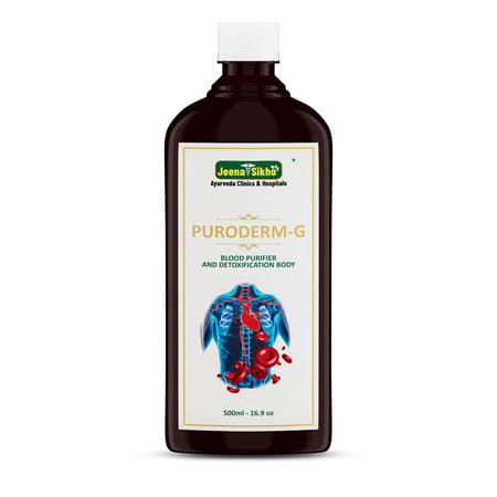 Jeena Sikho Puroderm-G/Khoon Safi Syrup | Herbal Blood Purifying Syrup | 500ml