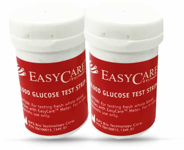 Easycare Pack Of 50 Blood Glucose Test Strips Only For Glucometer Model : Ec - Gm92898