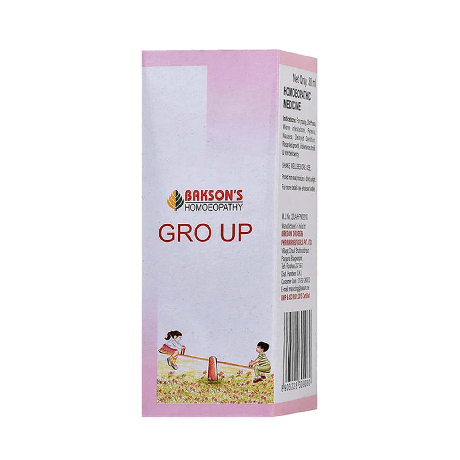 Dr Bakshi's Bakson Homoeopathy Gro Up Drops 30 Ml