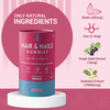 Nirvasa Hair & Nail Gummies With Biotin | Sugar-Free Biotin Gummies For Hair & Skin (60 Tablets)