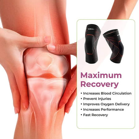 Boldfit Knee Support For Men&Women Knee Caps For Women Knee Cap Men Knee For Knee Pain Relief - S