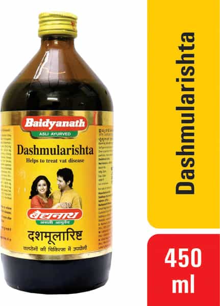 Baidyanath Asli Ayurved Dashmularishta 450Ml (Pack Of 2) For Vat Disease