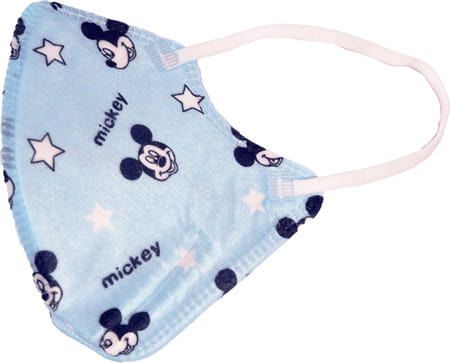 Advind Healthcare Smog Guard N95 Kids Mask Without Valve (4-12 Years Kids) - Blue Mickey Pack Of 3