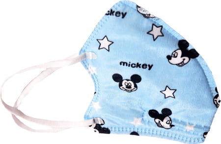 Advind Healthcare Smog Guard N95 Kids Mask Without Valve (4-12 Years Kids) - Blue Mickey Pack Of 3
