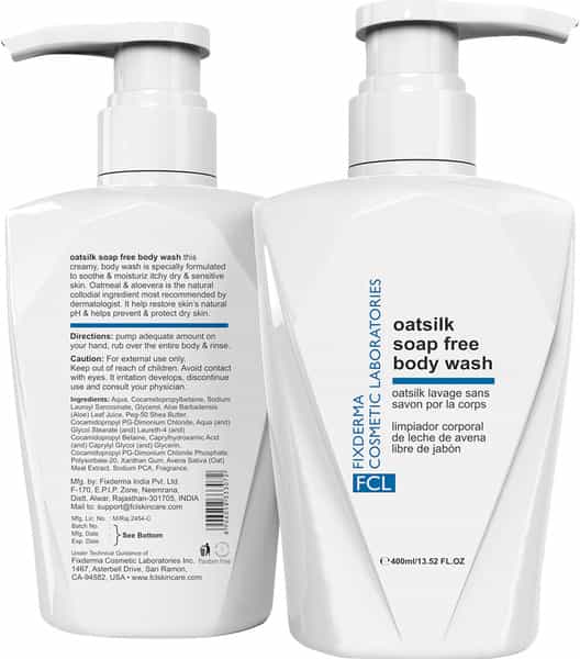 Fcl Oatsilk Soap Free Body Wash Helps Symptoms Of Skin Irritation-Dryness | Flaking | Roughness