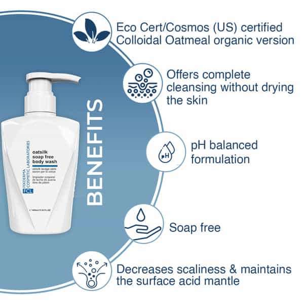 Fcl Oatsilk Soap Free Body Wash Helps Symptoms Of Skin Irritation-Dryness | Flaking | Roughness