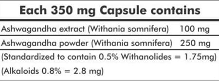 Ayur Champ - Pack Of 5 - Ashwagandha Capsules 240mg - 120 Capsules