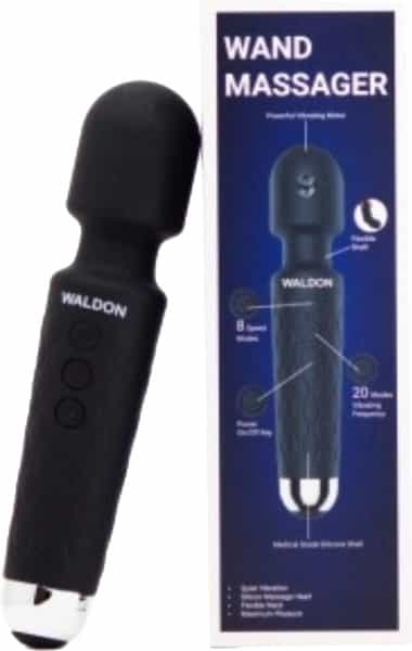 Dr. Odin Wand Massager (Black)-Wm-7001