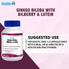 Healthvit Ginkgo Biloba With Bilberry And Lutein - 60 Capsules
