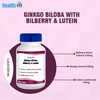 Healthvit Ginkgo Biloba With Bilberry And Lutein - 60 Capsules
