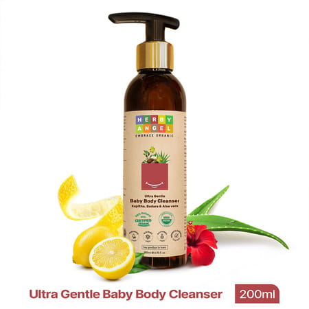Herby Angel Body Cleanser For Kids | Sls-Free - 200ml