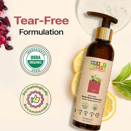 Herby Angel Body Cleanser For Kids | Sls-Free - 200ml