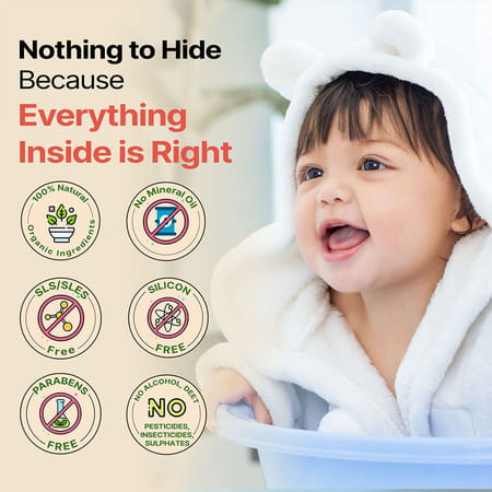 Herby Angel Body Cleanser For Kids | Sls-Free - 200ml