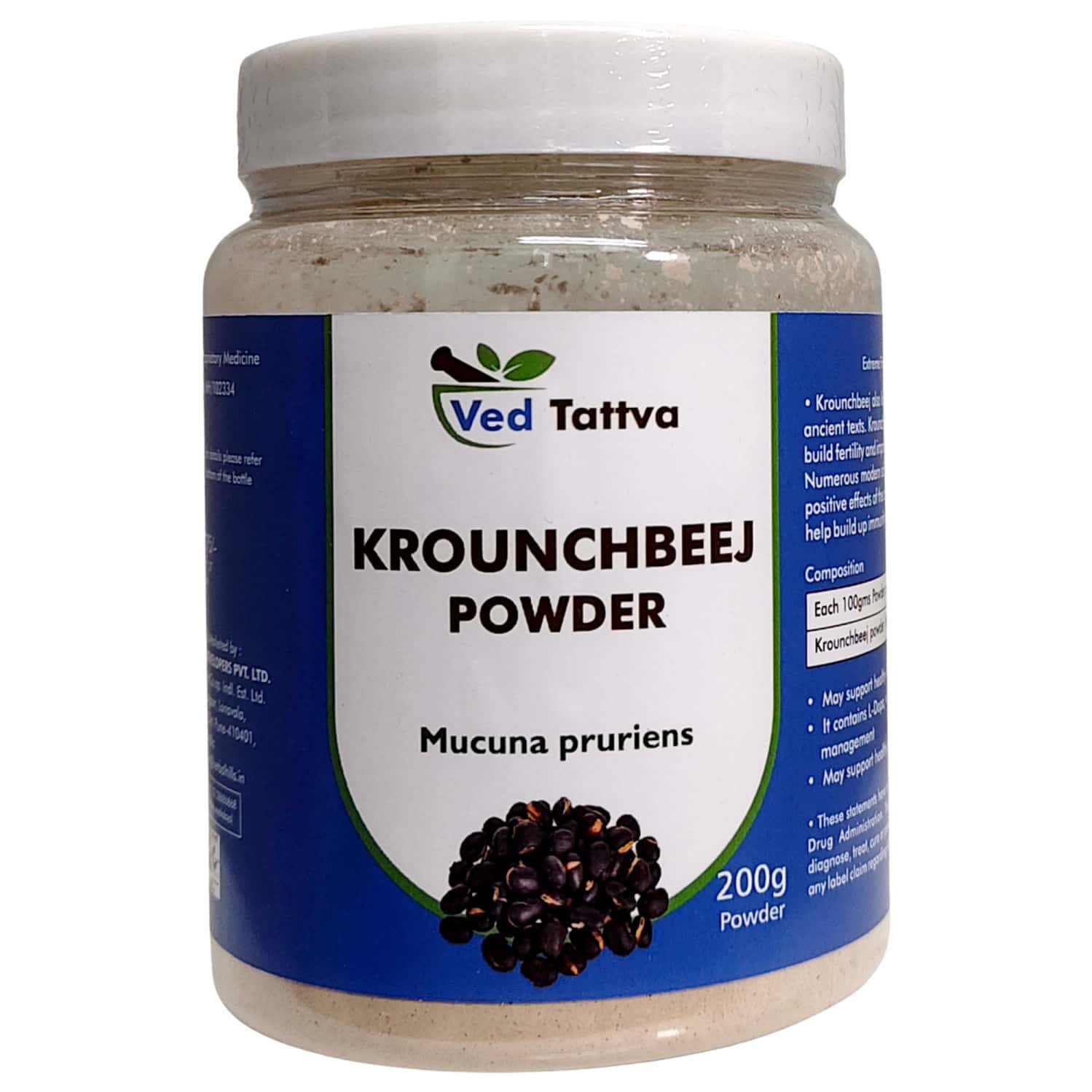 Ved Tattva Krounchbeej Powder - 200gms (pack Of 2)