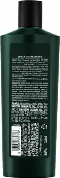 Tresemme Detox & Restore Shampoo - 340 Ml