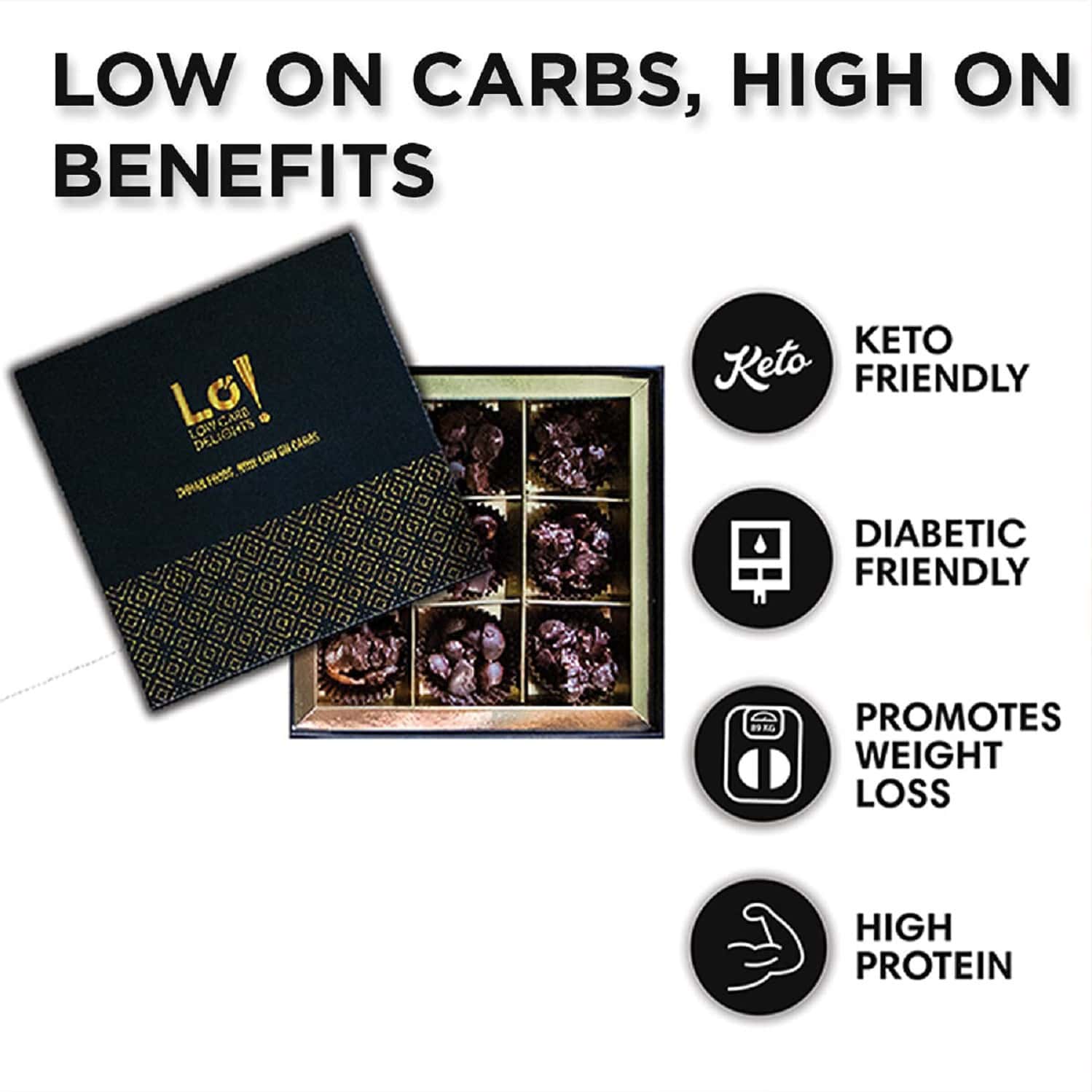 Buy LO! FOODS SUGAR FREE CHOCOLATE ROCHER (90G) Online & Get Upto 60