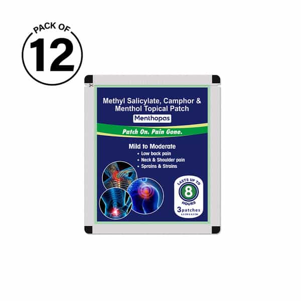Menthopas Pain Relief Patch - Pack Of 12