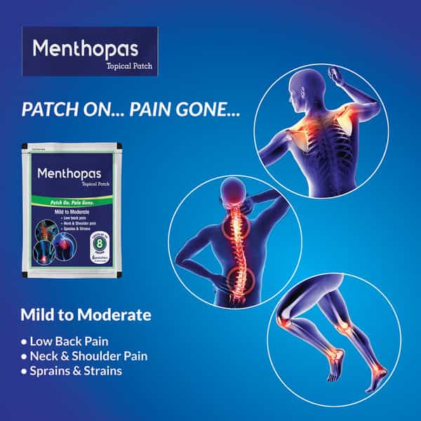 Menthopas Pain Relief Patch - Pack Of 12