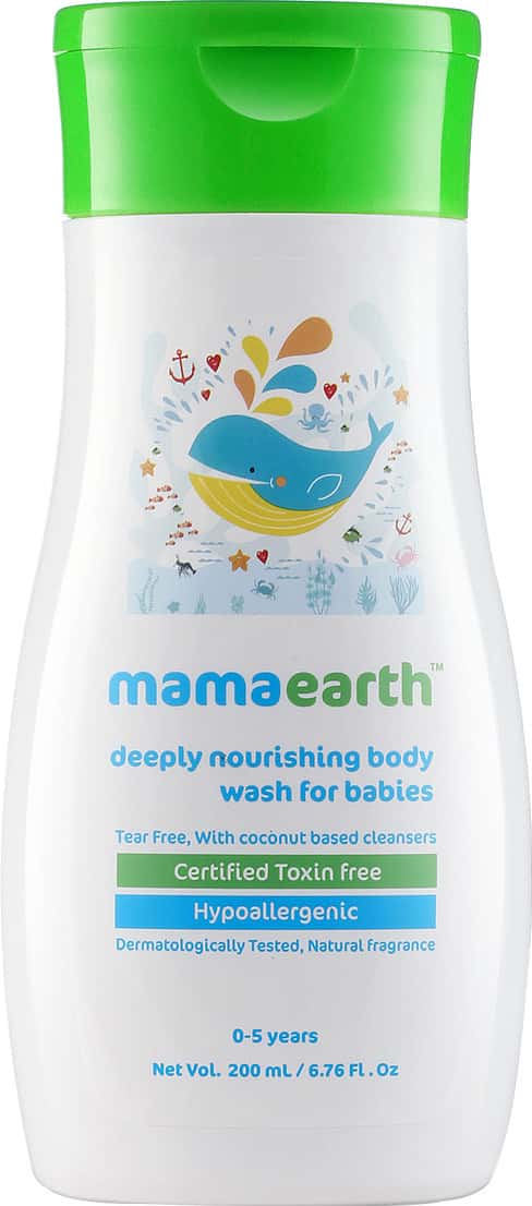 Mamaearth Deeply Nourishing Body Wash For Babies 200 Ml