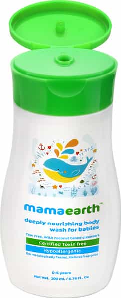 Mamaearth Deeply Nourishing Body Wash For Babies 200 Ml