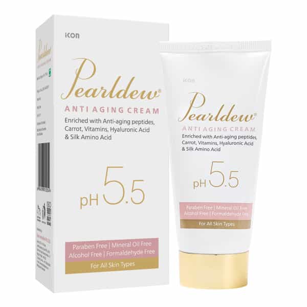 Pearldew Anti-Aging Cream 50 Gm | Almond Oil | Ph Balanced (Pack Of 2)