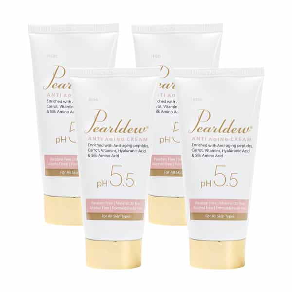 Pearldew Anti-Aging Cream 50 Gm | Almond Oil | Ph Balanced (Pack Of 2)