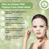 Tnw-The Natural Wash Papaya Face Sheet Mask