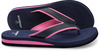 Liveasy Essentials Women's Diabetic & Orthopedic Slippers - Blue With Pink - Size Uk 6/ Us 9