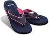Liveasy Essentials Women's Diabetic & Orthopedic Slippers - Blue With Pink - Size Uk 6/ Us 9