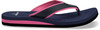Liveasy Essentials Women's Diabetic & Orthopedic Slippers - Blue With Pink - Size Uk 6/ Us 9