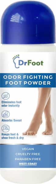 Dr Foot Odor Fighting Foot Powder Eliminates Foot Odor Instantly 100Gm