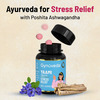 Gynoveda Stress Relief Ashwagandha Tablet. Hormone Serotonin To Relax Reduce Anxiety 60 Tablets