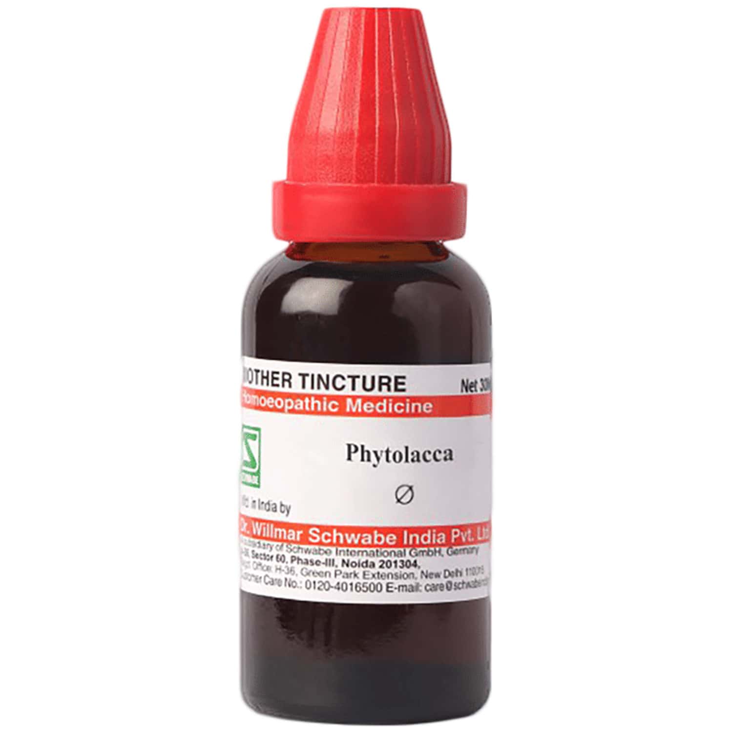 Dr. Willmar Schwabe India Phytolacca Mother Tincture Q 30 Ml