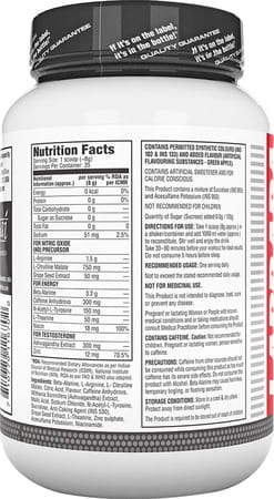 Labrada Super Charge Pre-Workout - 280g (Green Apple)