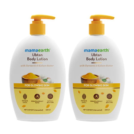 Mamaearth Ubtan Body Lotion 2 X 400 Ml