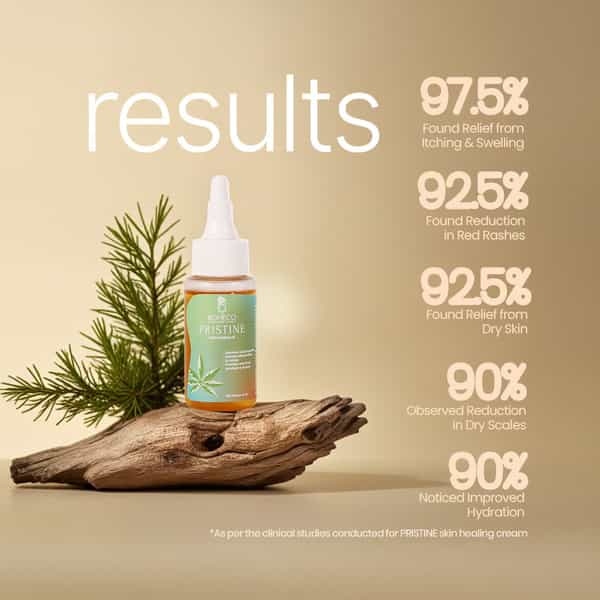 Boheco Pristine Ayurvedic Body & Scalp Oil With Vijaya | Soothes Itching | Helps With Eczema | 50 Ml