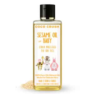 Cold Pressed Sesame Oil For Babies | Pure & Organic Hair And Body Massage Oil - 100ml