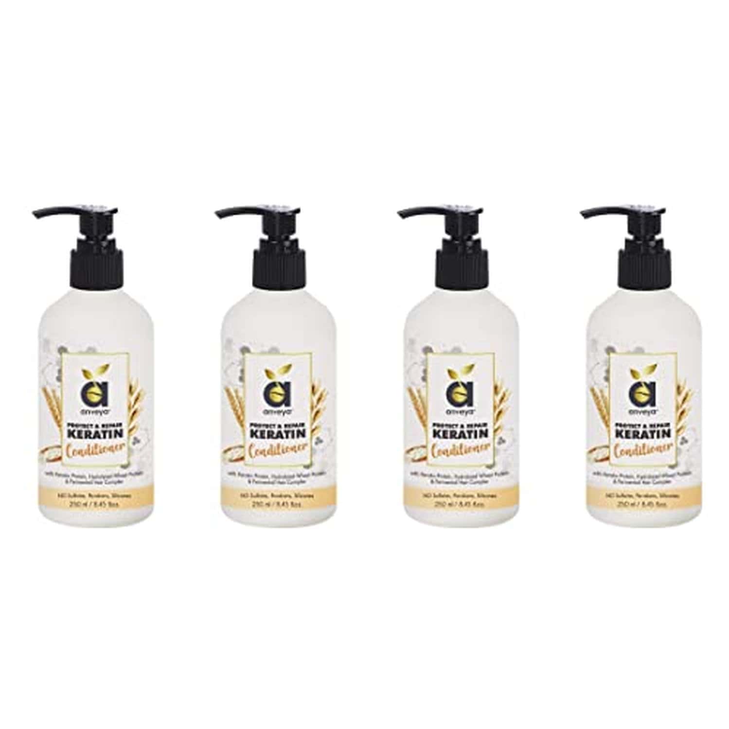 Anveya Protect & Repair Keratin Conditioner 250ml X Pack Of 4