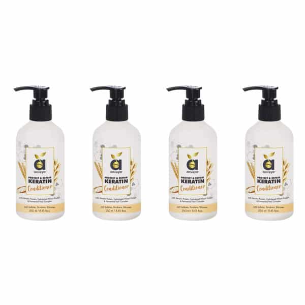 Anveya Protect & Repair Keratin Conditioner 250Ml X Pack Of 4
