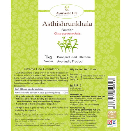 Al-Ayurvedic Life Asthishrunkla Powder -1 Kg Pack Of 2