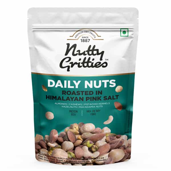 Nutty Gritties Daily Nuts Roasted In Himalayan Pink Salt - 200G