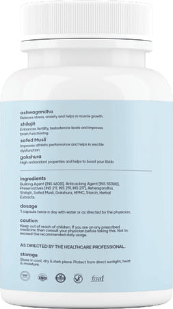 Mars By Ghc Surge Max Ashwagandha & Shilajit Capsule 60 No'S