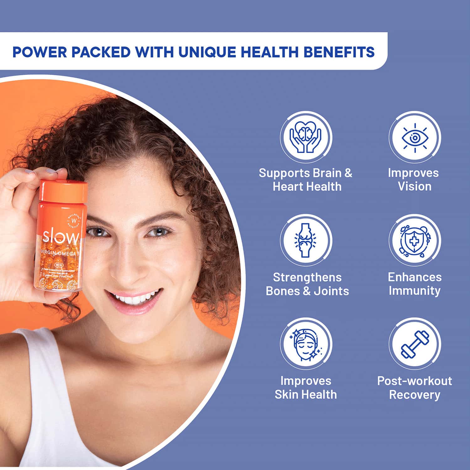 Buy WELLBEING NUTRITION SLOW EXTRA VIRGIN OMEGA3 (60 CAPSULES