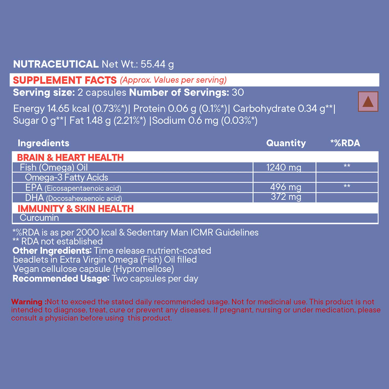 Buy WELLBEING NUTRITION SLOW EXTRA VIRGIN OMEGA3 (60 CAPSULES