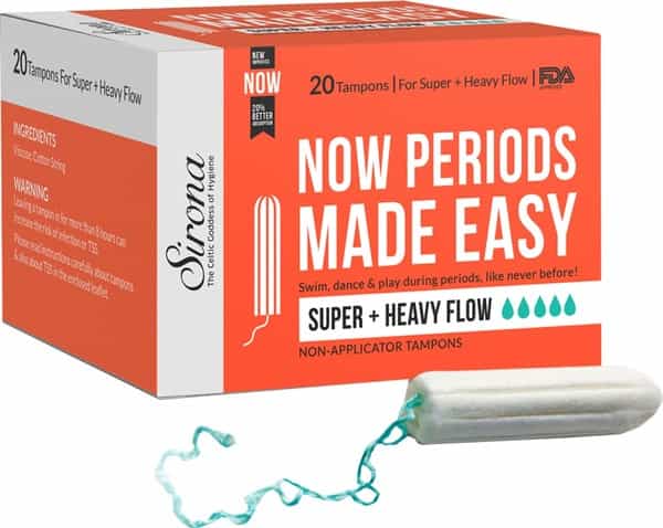 Sirona Premium Digital Tampon Super Plus Heavy Flow - 20 Pieces